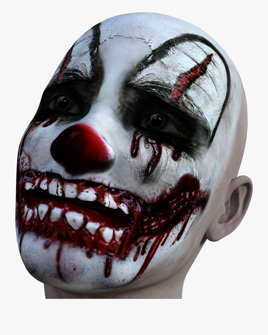 Evil Face Halloween Clip Arts - Scary Halloween Transparent Background, Transparent Clipart