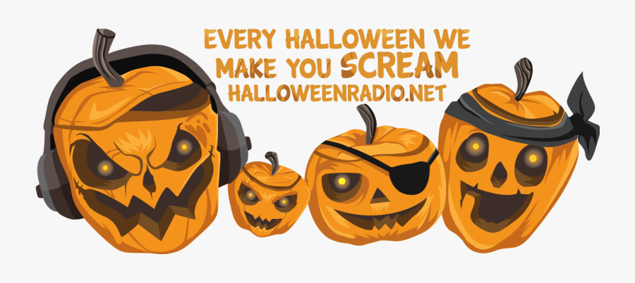 Halloweenradio - Net - Jack-o'-lantern, Transparent Clipart