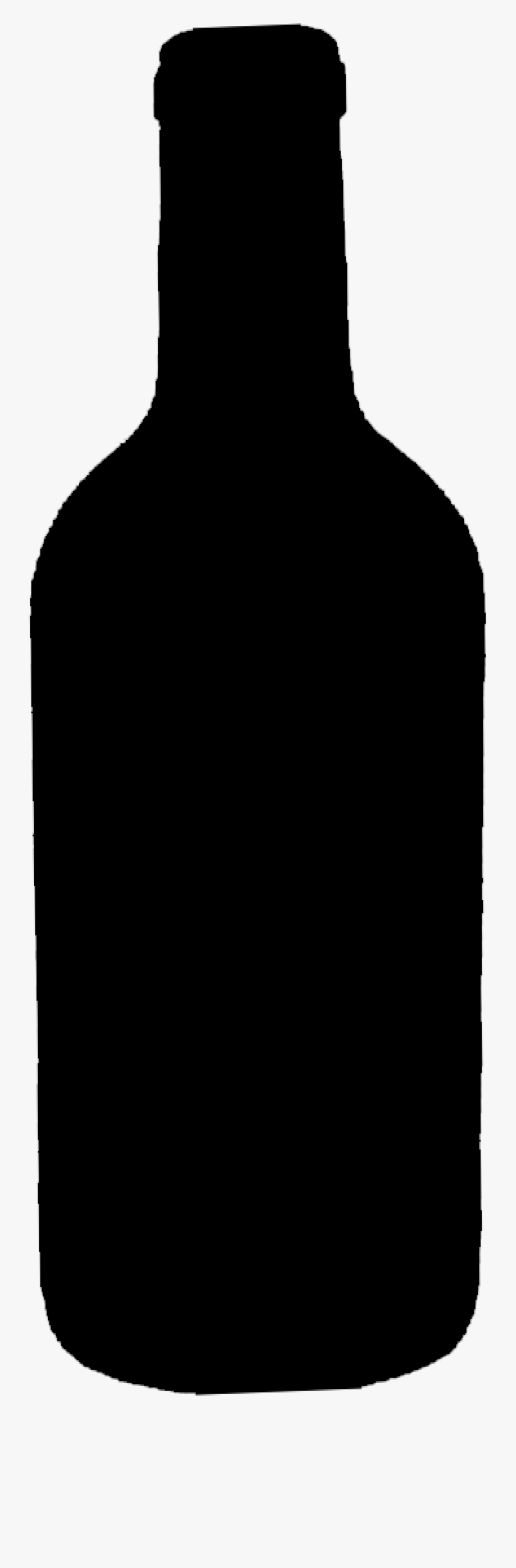Transparent Water Bottle Clipart - Wine Bottle Black Clipart, Transparent Clipart