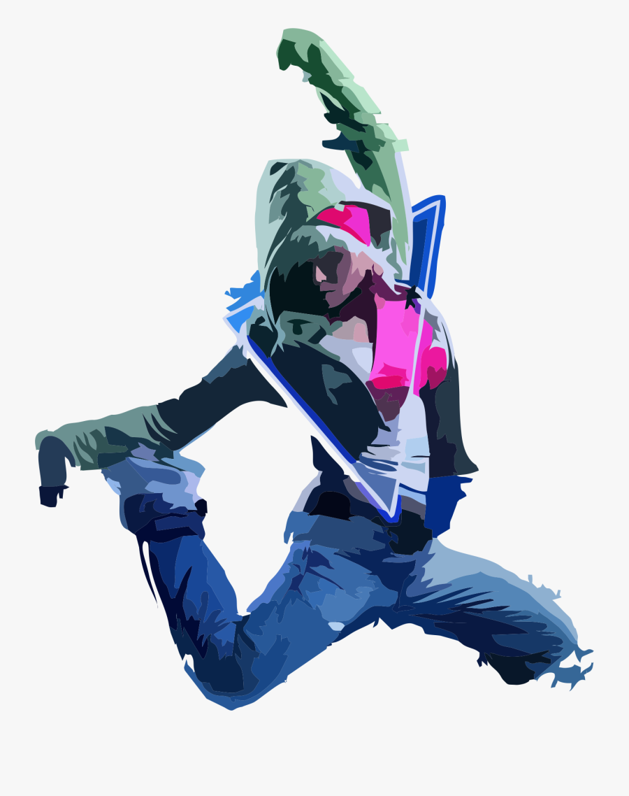 Transparent Kathak Dance Clipart - Hip Hop Western Dance, Transparent Clipart