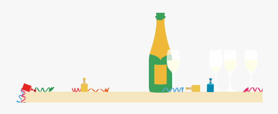 Background - Glass Bottle, Transparent Clipart