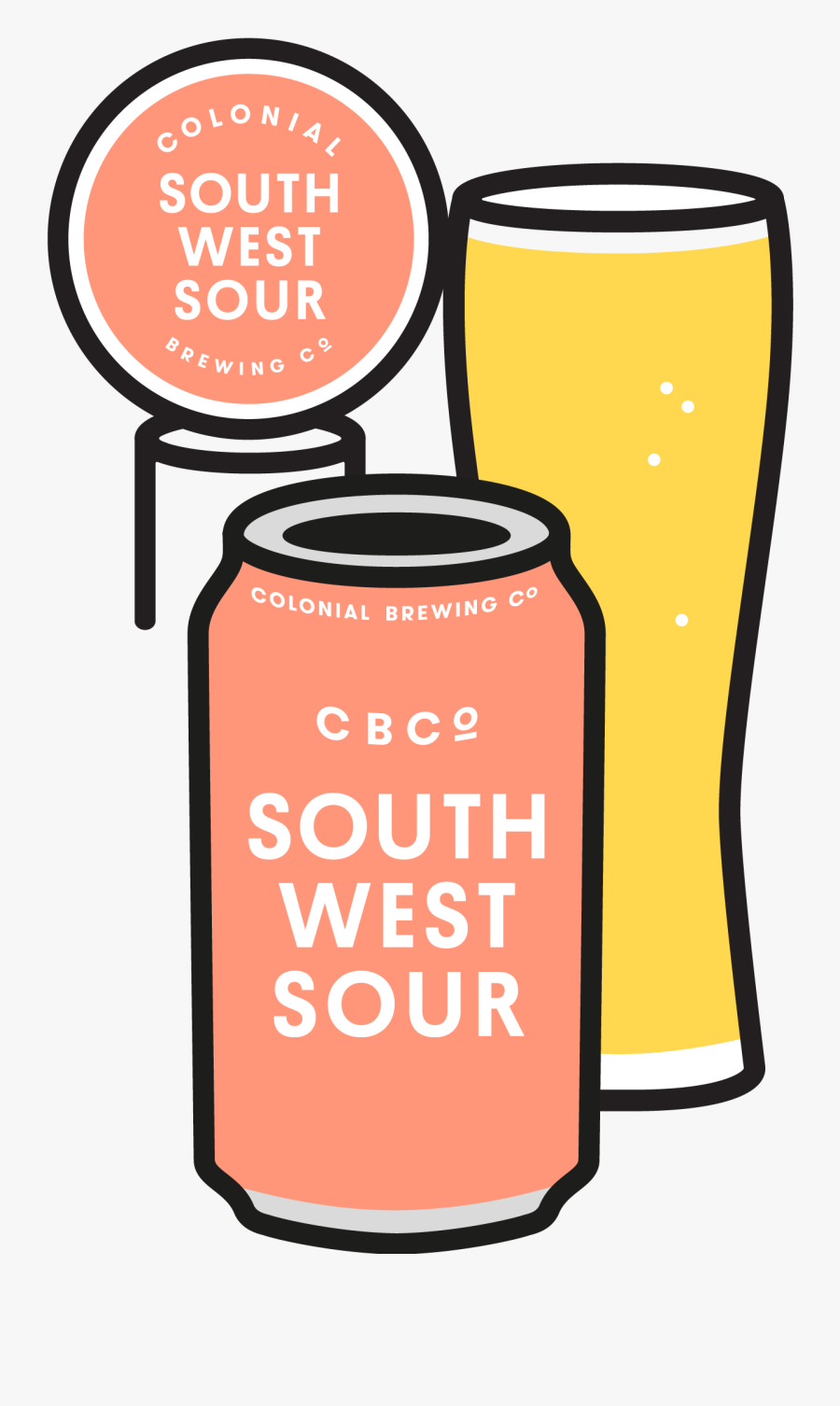 Colonial South West Sour, Transparent Clipart