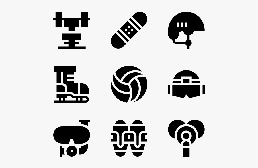 Sport Equipment - Skills Icon For Resume, Transparent Clipart