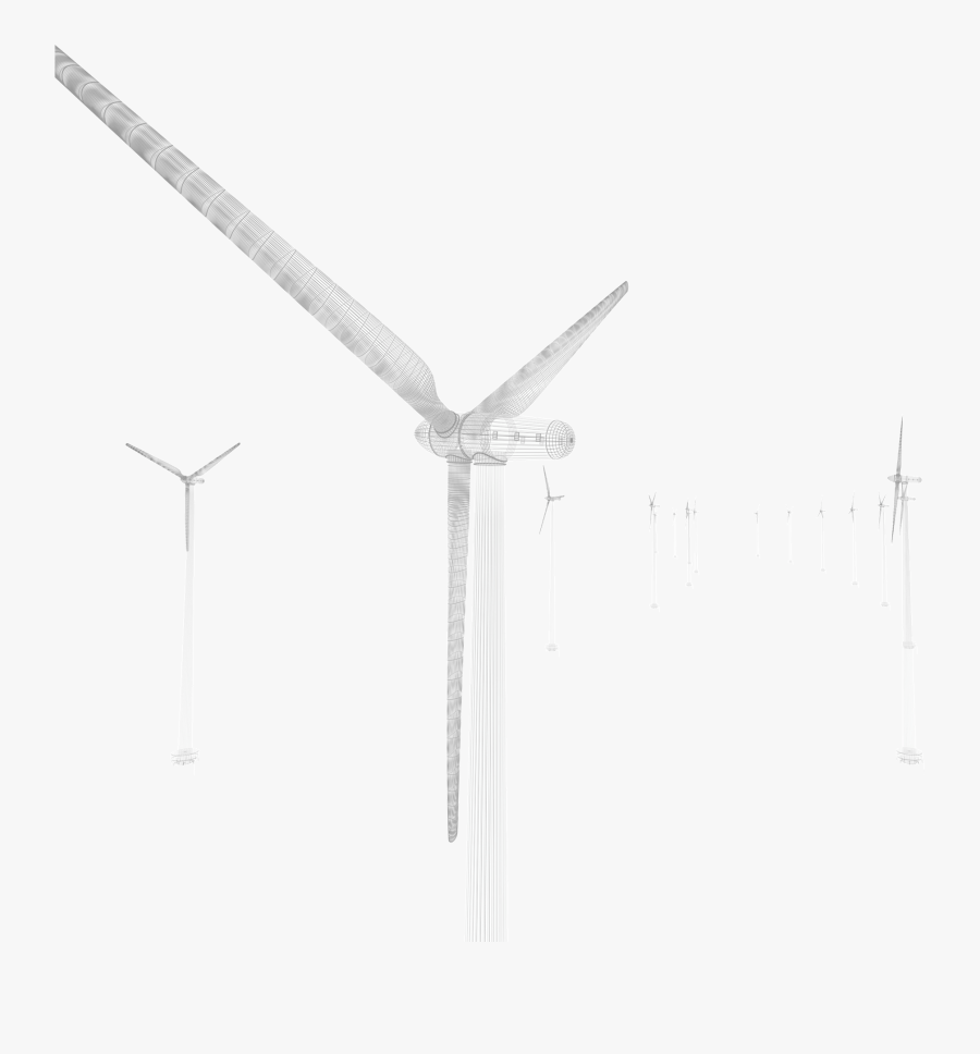 Danfoss City Wind Turbine - Wind Turbine, Transparent Clipart
