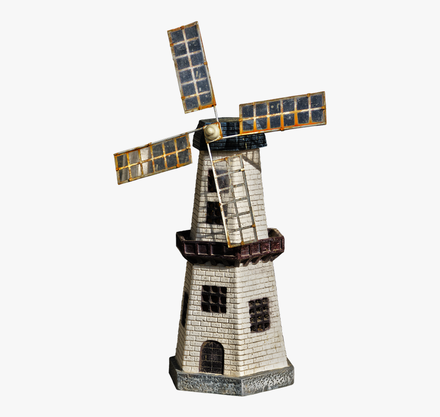 Windmill Model House - Molino De Viento Casa, Transparent Clipart