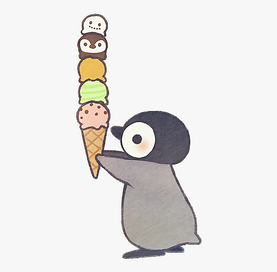 Super Cute Cute Cartoon Penguin - Cute Easy Penguin Drawing, Transparent Clipart
