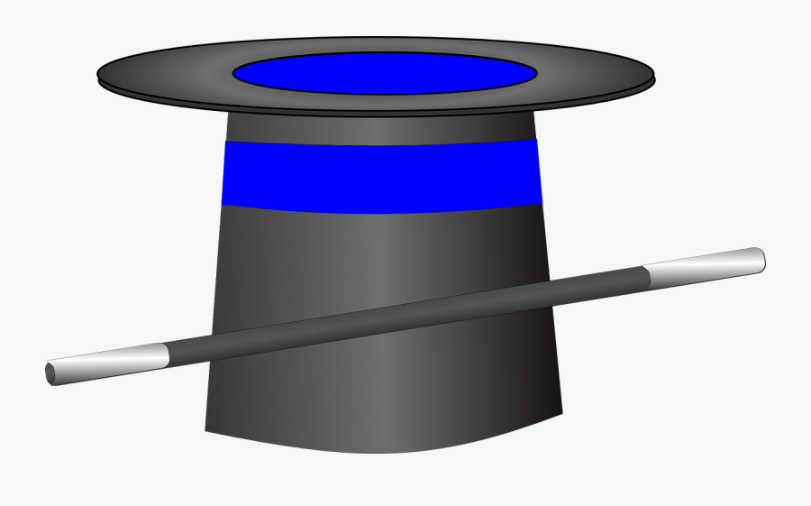 Topper Magician Wand Free Picture - Desenho De Cartola De Magico, Transparent Clipart