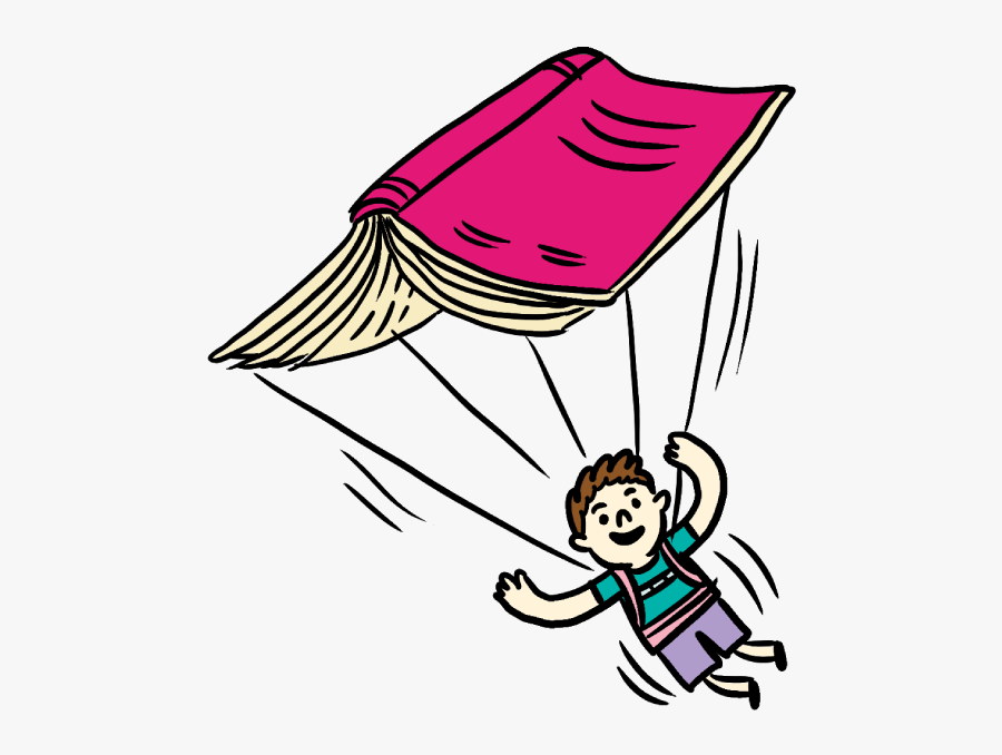 Flying Book - Flying Book Png, Transparent Clipart