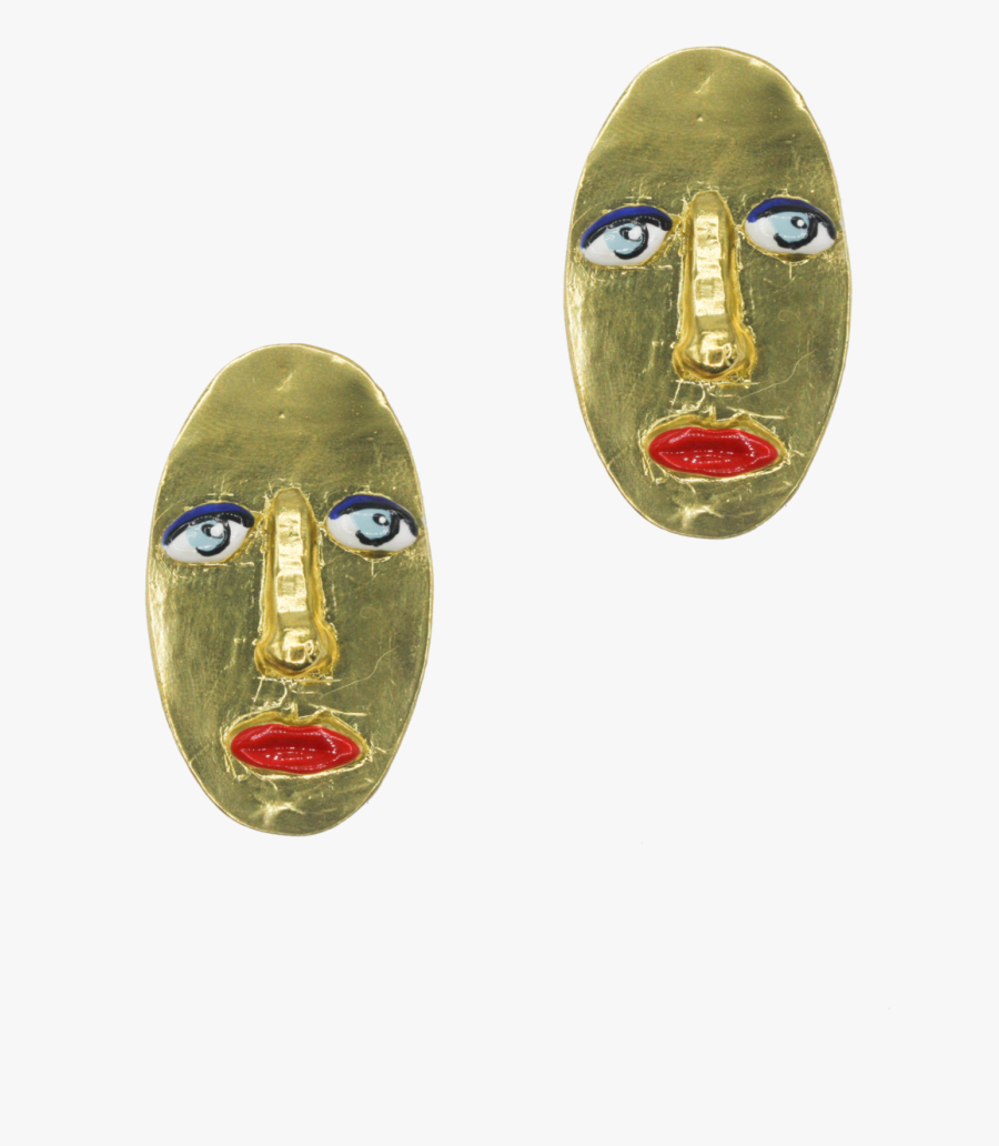 Best Friends Earrings - Face Mask, Transparent Clipart