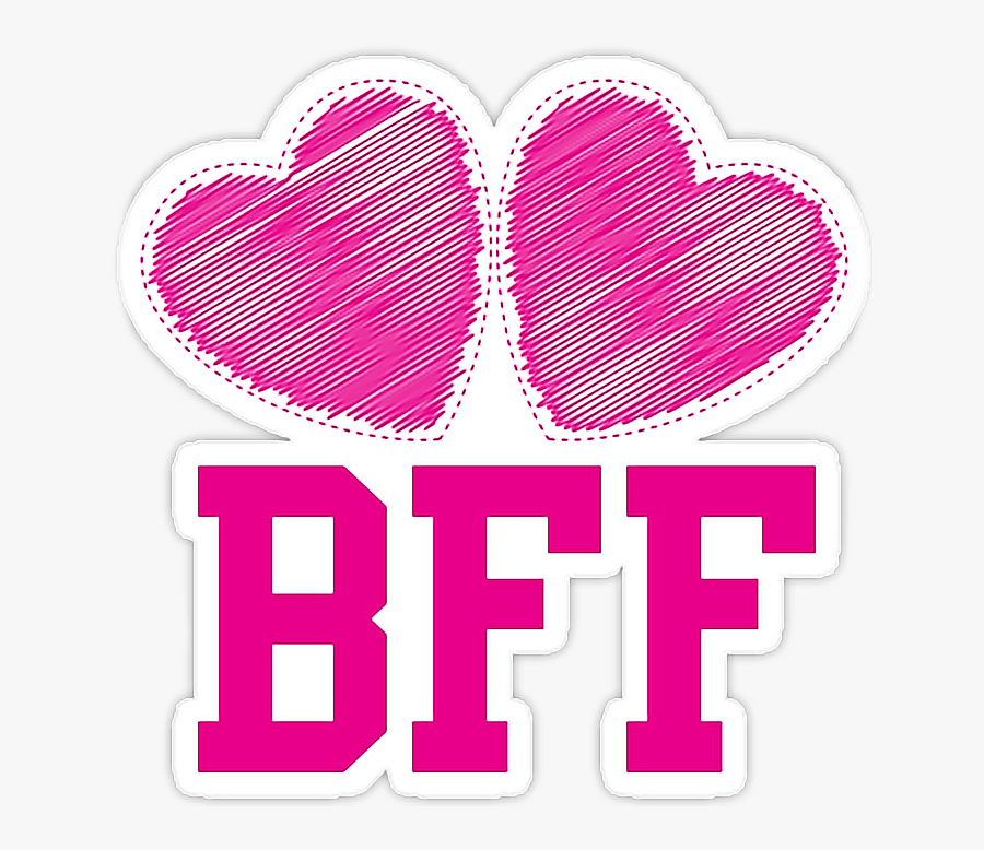 #bestfriend #bestfriends #friendship #love#pink#hearts - Papel De Parede Fotos De Bff, Transparent Clipart