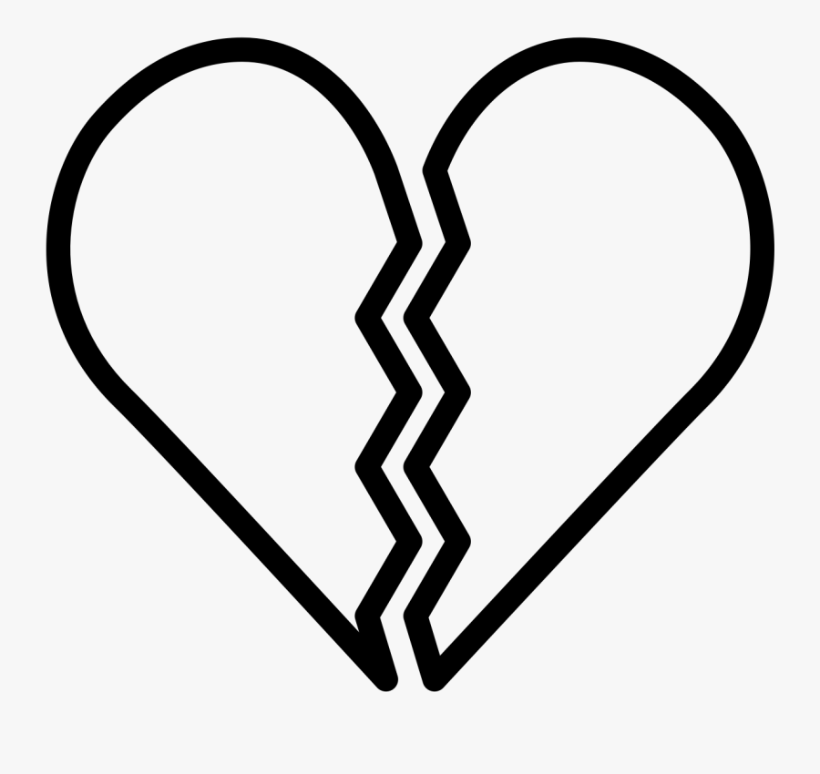 Download Black Broken Heart Png , Free Transparent Clipart - ClipartKey