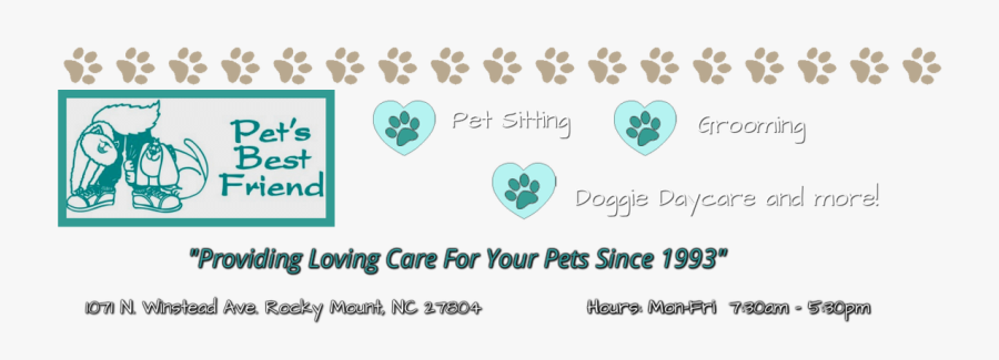 Pets Best Friend Inc - Paws, Transparent Clipart