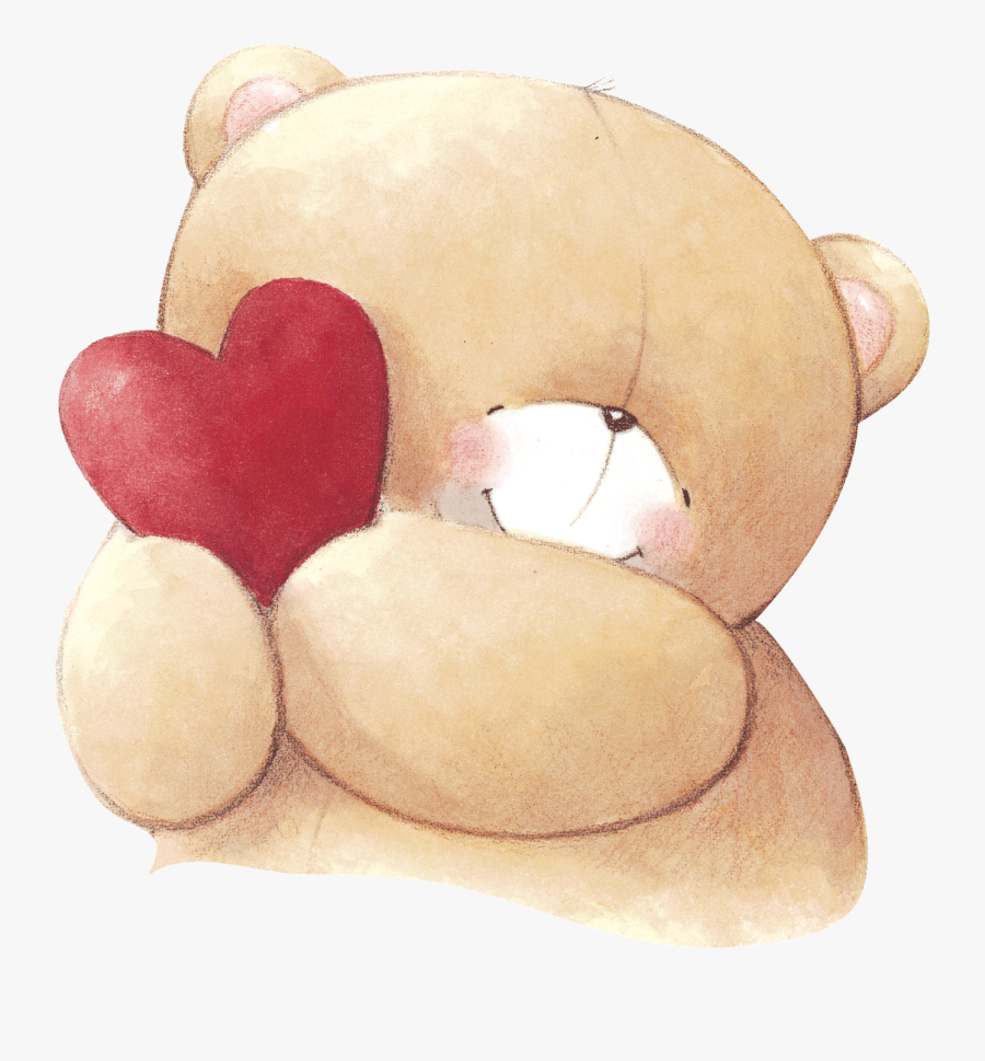 Friendship Clipart Forever Friends Bear - Cartoon, Transparent Clipart