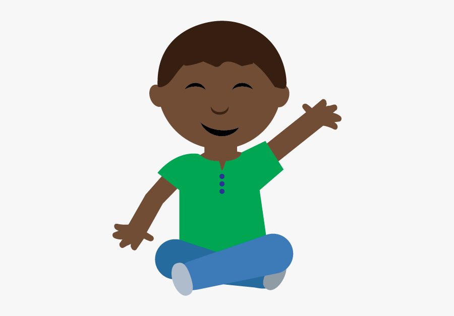 Confidence Drawing Preschooler - Sitting, Transparent Clipart