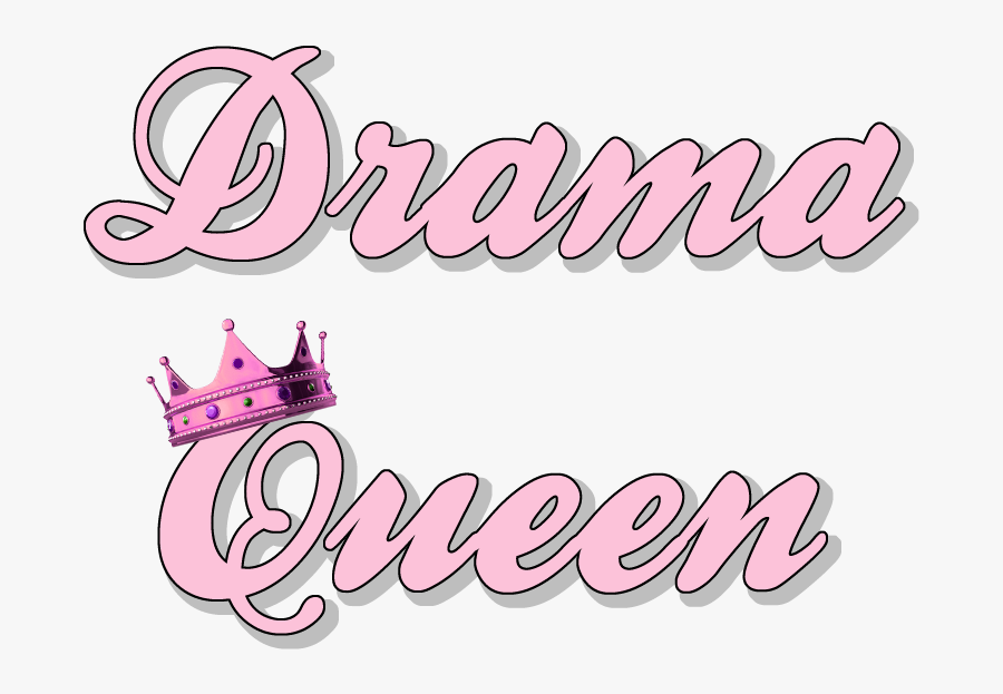 Drama Queen Tumblr Png, Transparent Clipart