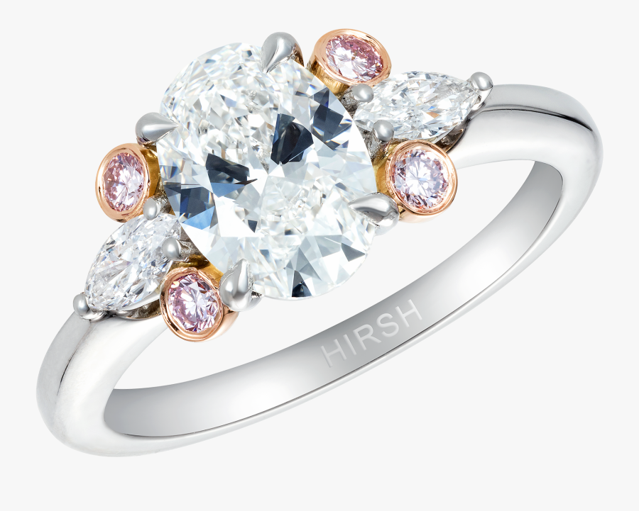 Natural Pink Diamond Engagment Ring - Pre-engagement Ring, Transparent Clipart