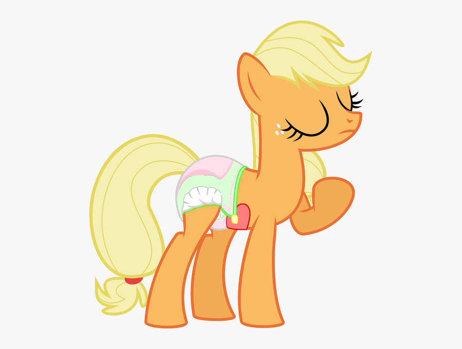 Pull Ups Diapers Clipart - Mlp Orange Pony Base, Transparent Clipart
