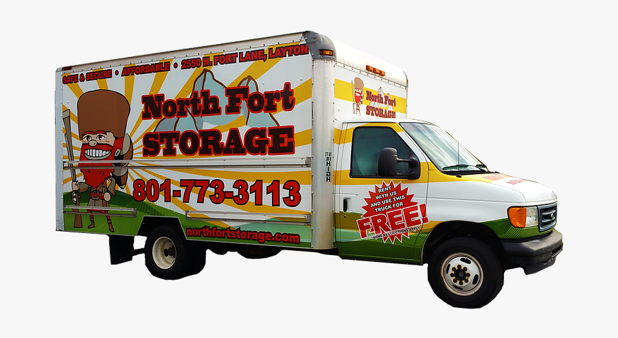 North Fort Storage Layton Utah Moving Truck - Commercial Vehicle, Transparent Clipart