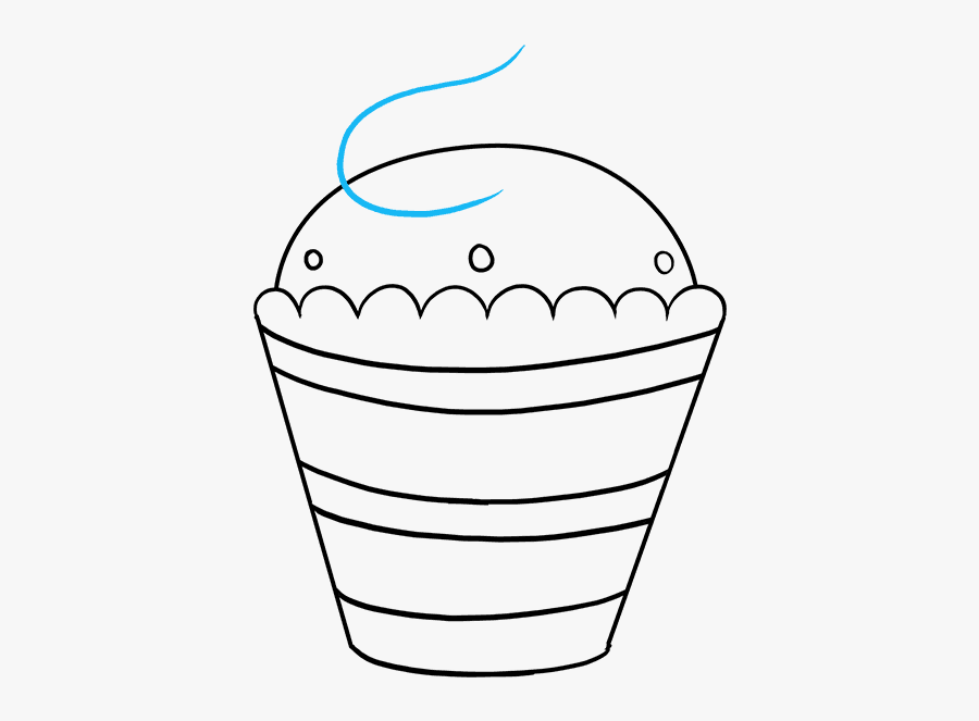 How To Draw Cupcake, Transparent Clipart