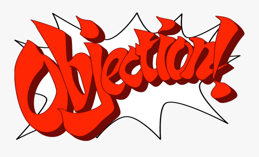 Illustration For Article Titled A Kotaku 4 Player - Ace Attorney Objection Png, Transparent Clipart