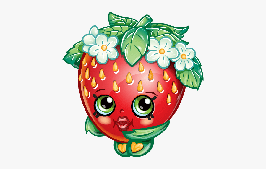 Shopkins X Party Printables So Adorbs Clipart Free - Strawberry Kiss From Shopkins, Transparent Clipart