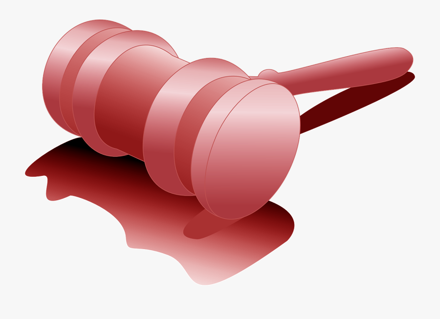 Court Gavel Image - Illustration, Transparent Clipart