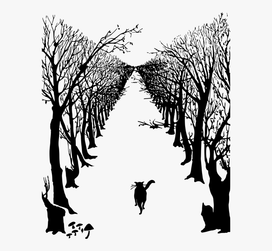 Visual Arts,art,silhouette - Cat That Walked By Himself Rudyard Kipling, Transparent Clipart