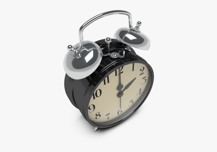Twin Bell Alarm Clock Hd Png, Transparent Clipart