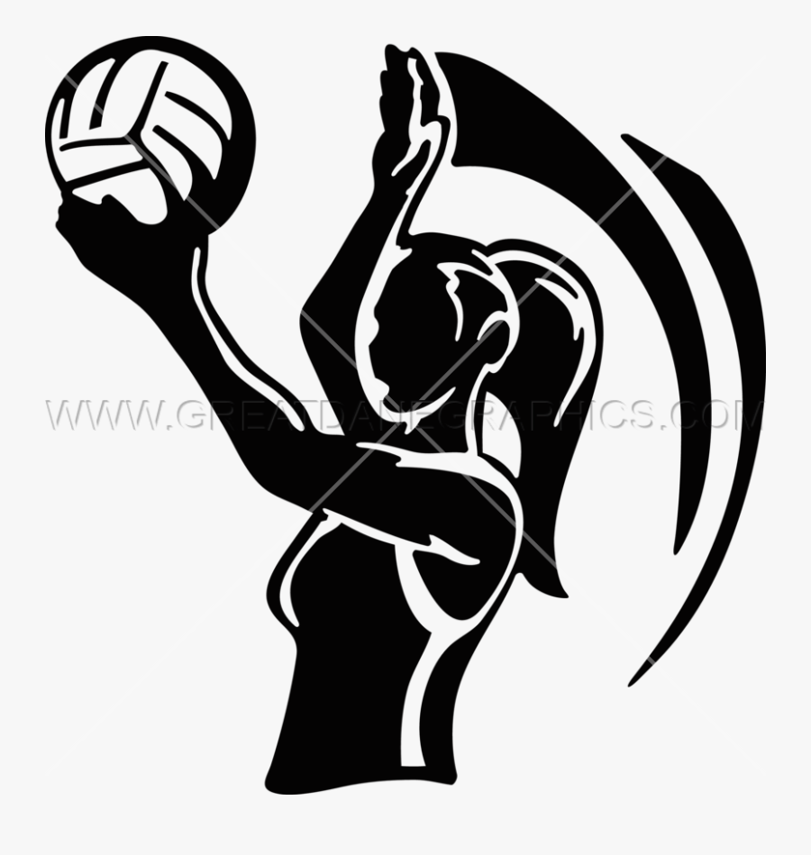 Overh Serve Production Ready - Girl Volleyball Silhouette Png ...