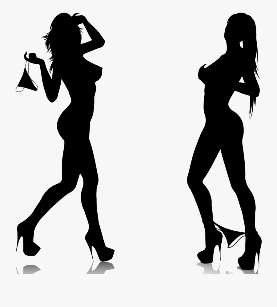 Clip Art Bie Pinterest Silhouette Girl - Hot Girl Silhouette, Transparent Clipart