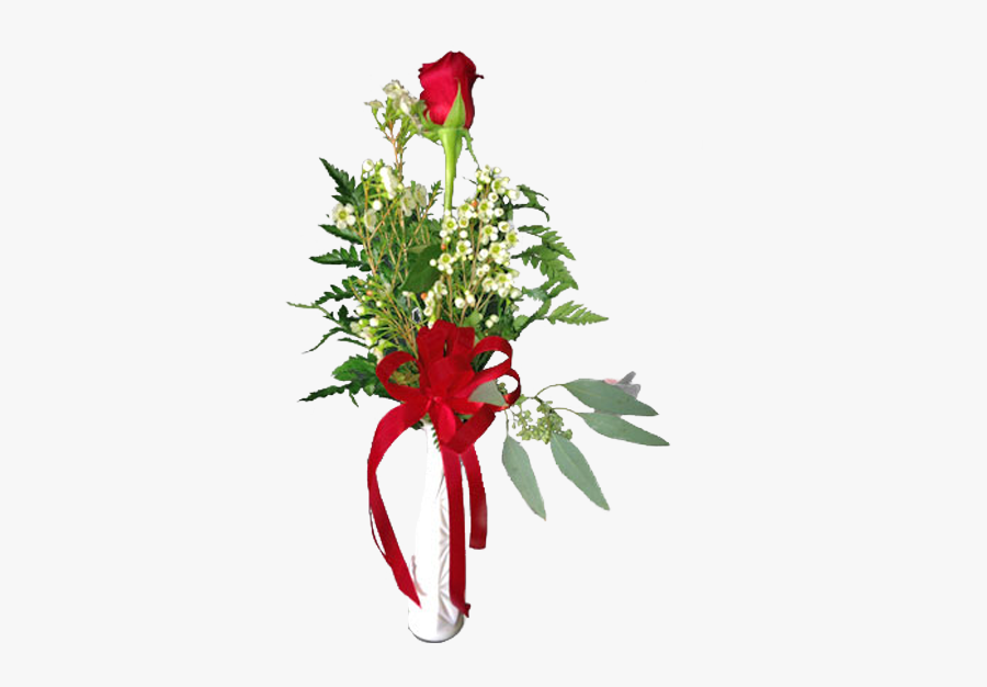 Single Rose Flower Hd, Transparent Clipart