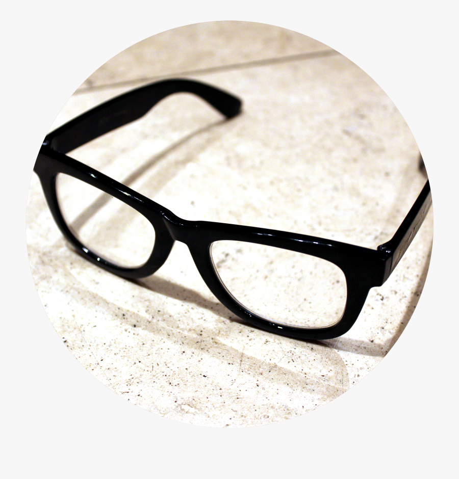 A Pair Of Thick Black Eye Glasses Sit On A White Marble - Sunski Headland Blue Lens, Transparent Clipart