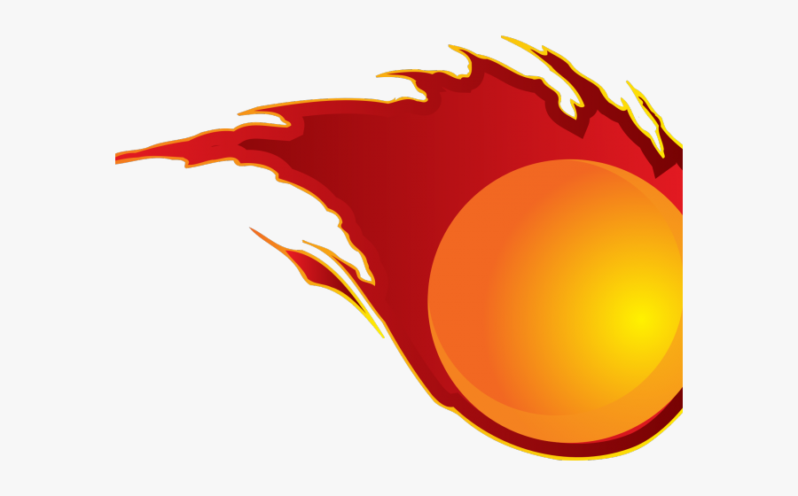 Fire Clipart Baseball - Fire Ball Clip Art, Transparent Clipart