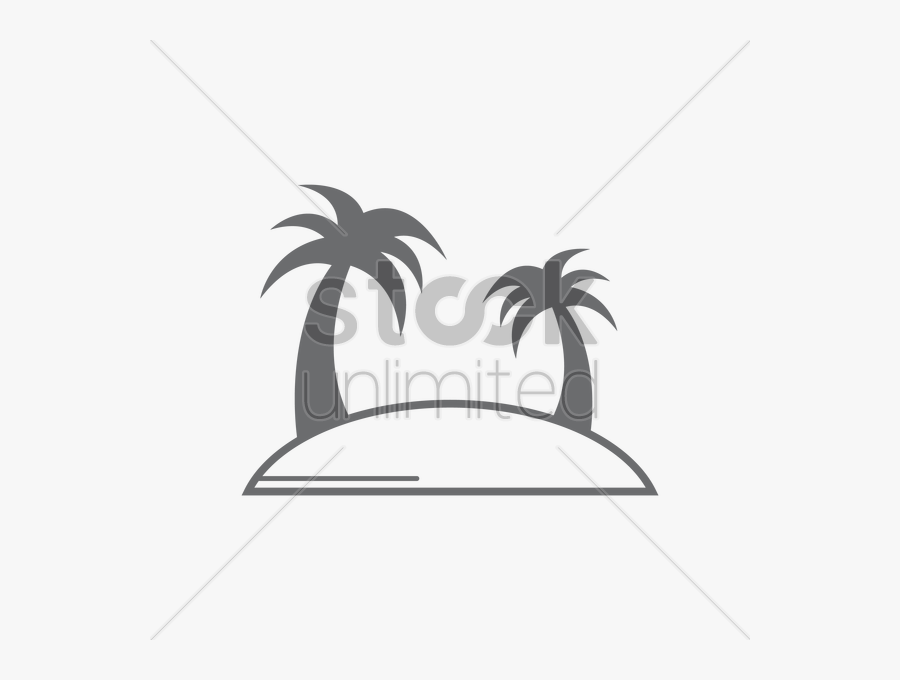 Clip Art Clipart Palm Trees Coconut Clip Art - Illustration, Transparent Clipart