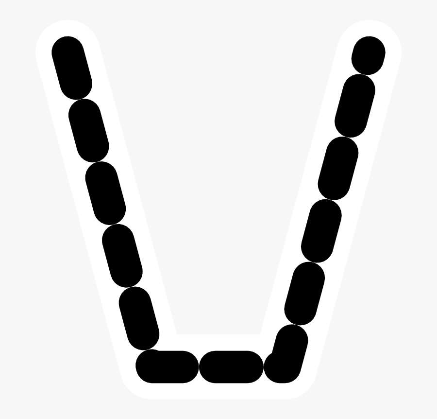 Mono Trashcan Empty - Necklace, Transparent Clipart