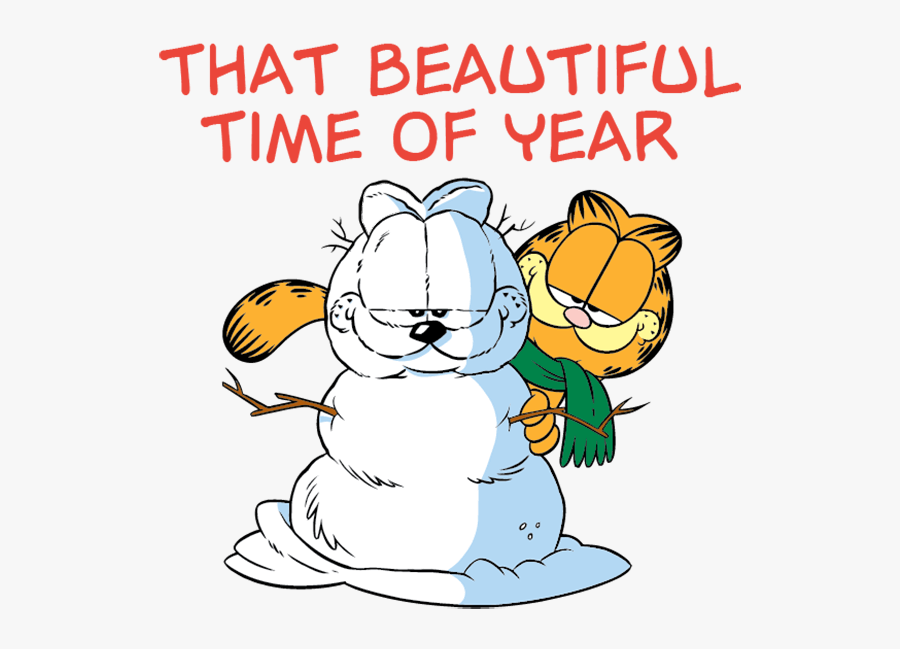 Beautiful Time Of Year Clipart , Png Download - Garfield Winter, Transparent Clipart