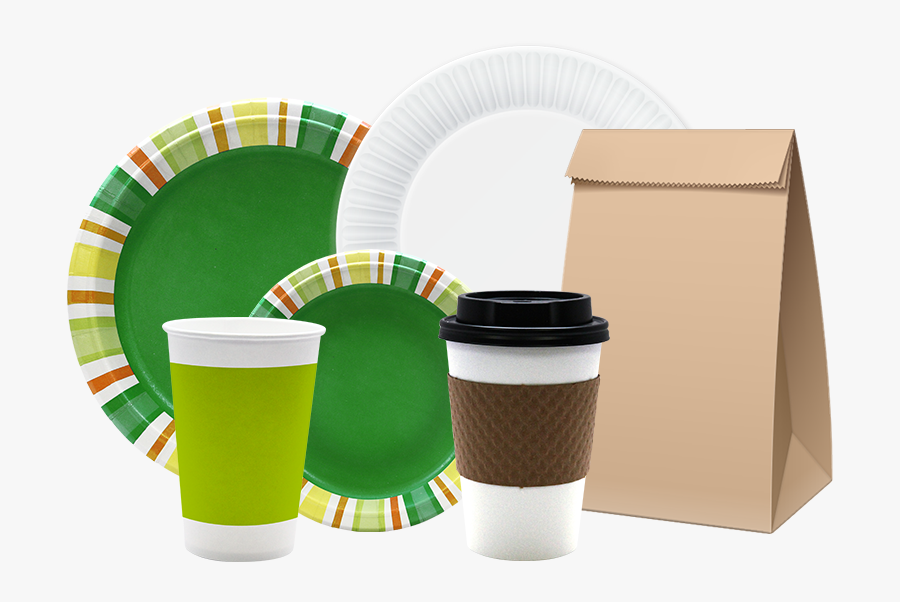 Aspen Products Group Of - Paper Cup & Plate, Transparent Clipart