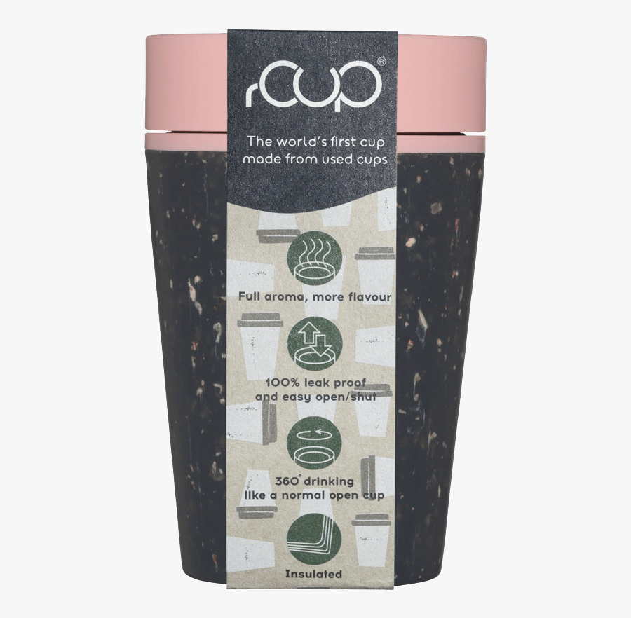 Rcup 8oz Black And Pink - Best Reusable Togo Coffee Cups, Transparent Clipart