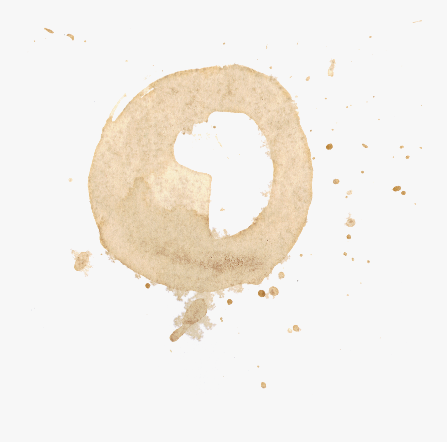 Clip Art Coffee Cup Stain - Circle, Transparent Clipart