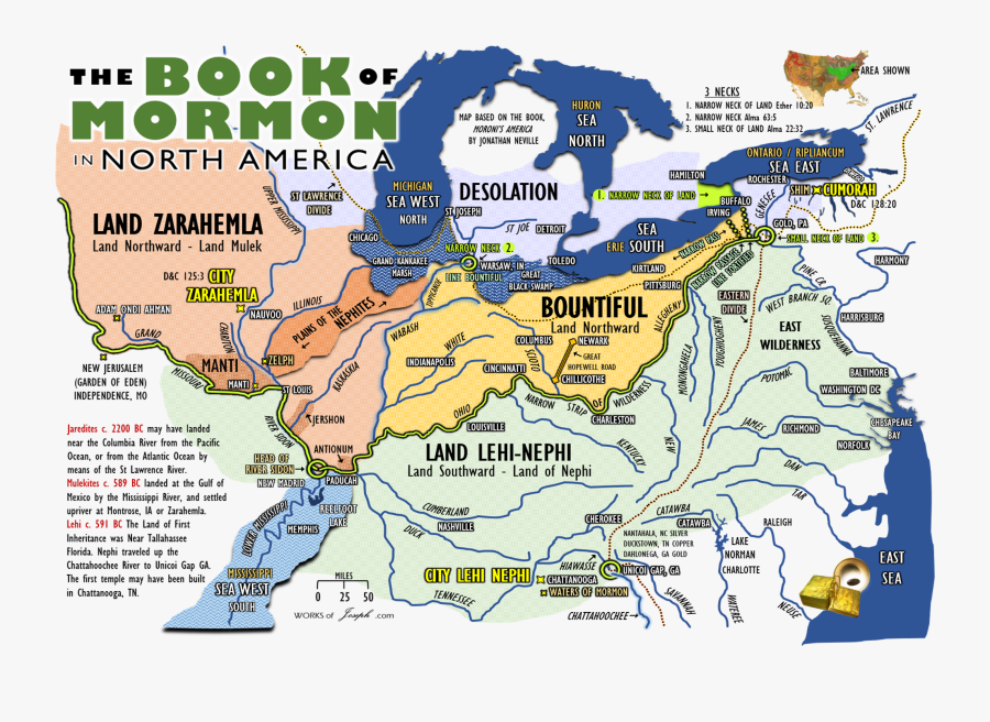 Book Of Mormon Geography, Transparent Clipart