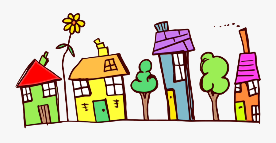 Clip Art Portable Network Graphics Neighbourhood Vector - Clipart Of Community Neighborhood, Transparent Clipart