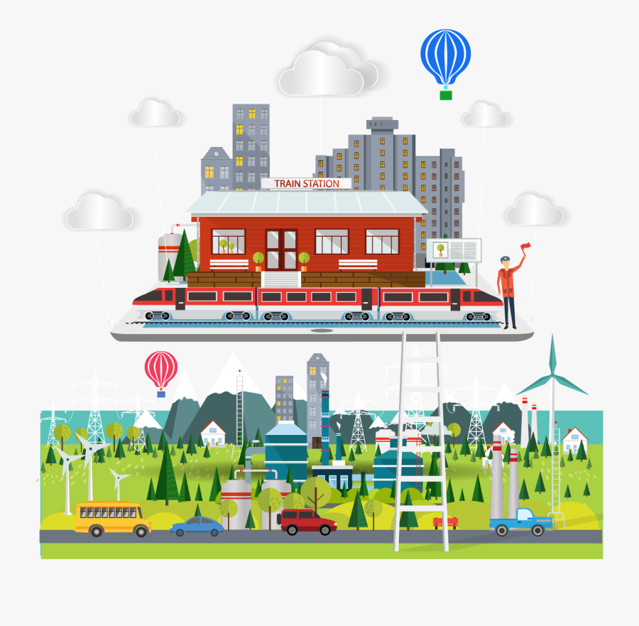 Clip Art City Block Clipart - Illustration, Transparent Clipart