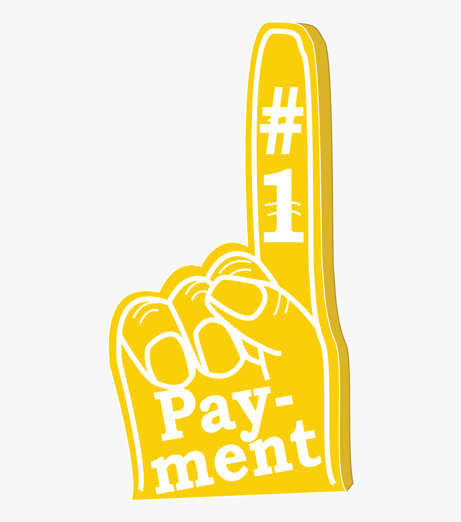 Foam Finger, Transparent Clipart