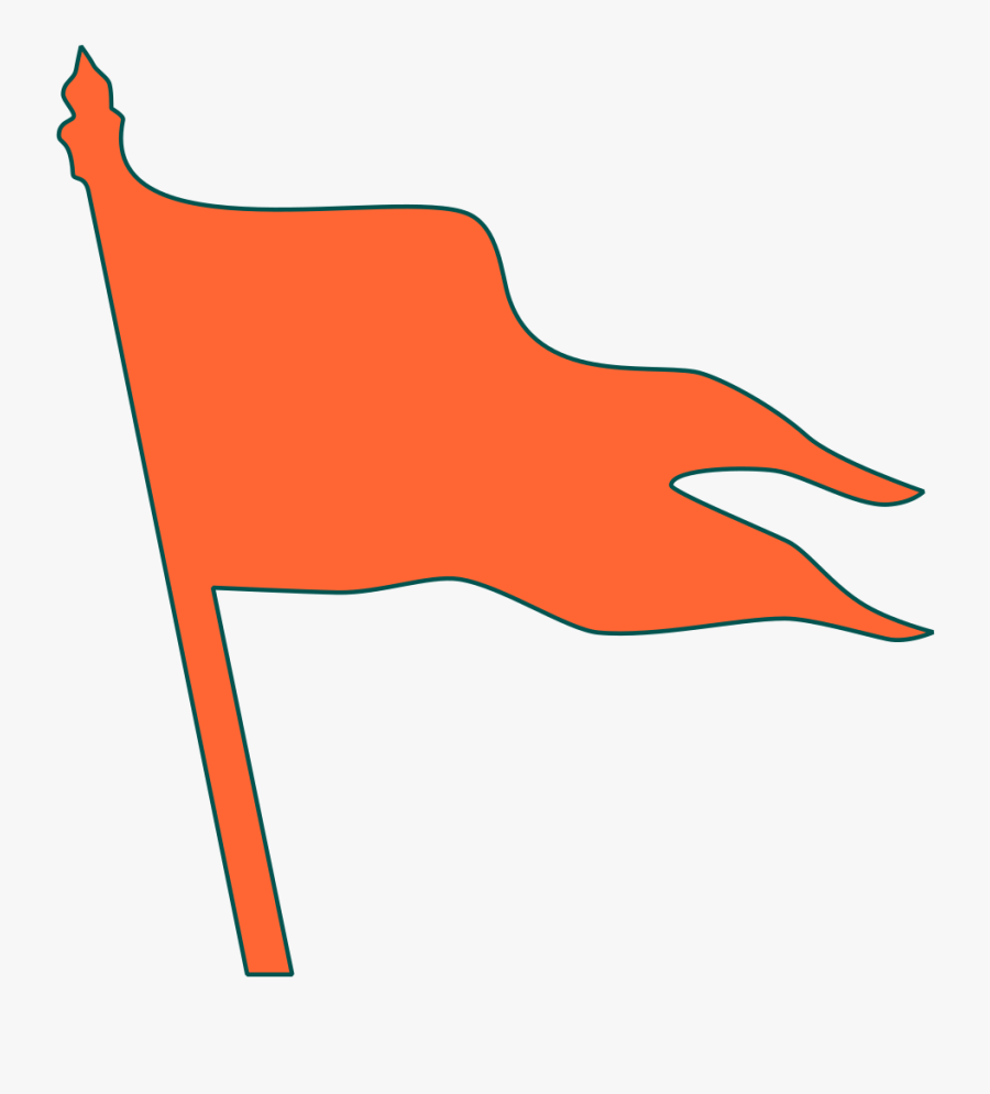 Bhagwa Flag Png - Flag Shivaji Maharaj Png, Transparent Clipart