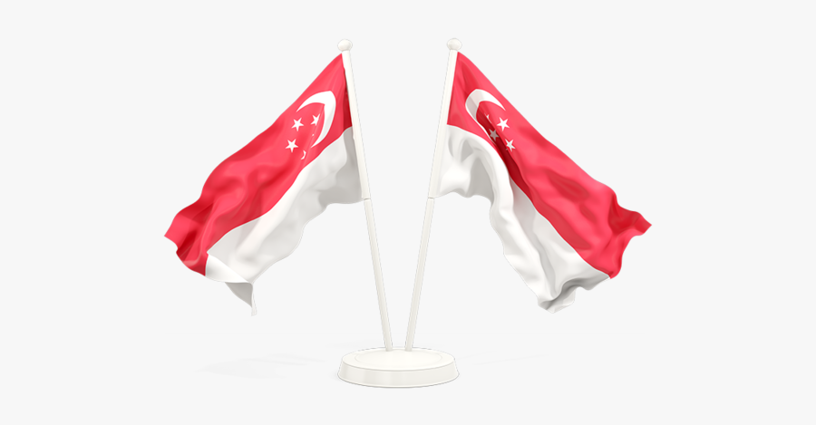 Clip Art Two Flags Illustration Of - Transparent Indonesian Flag Png , Free Transparent Clipart
