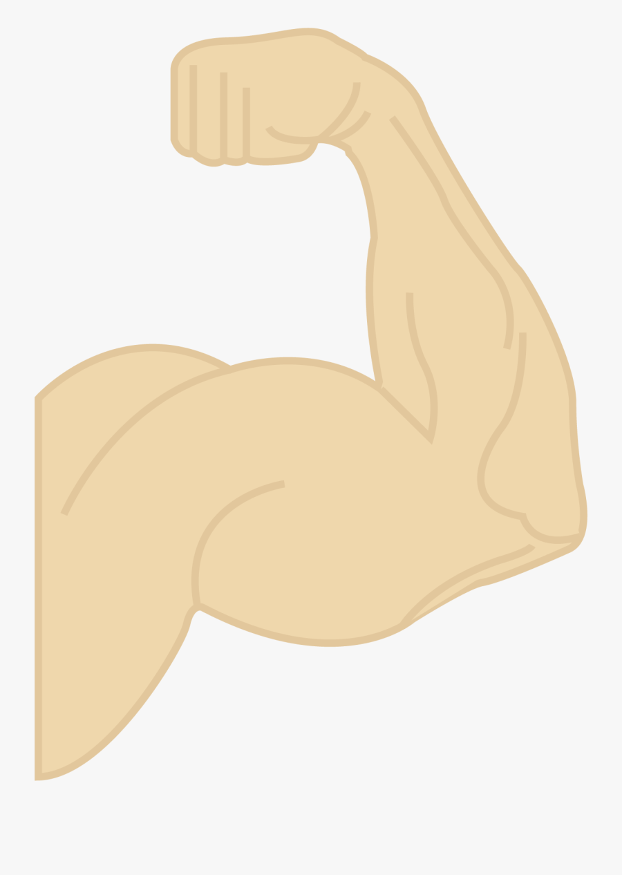 Transparent Muscles Strong Arm - Illustration, Transparent Clipart