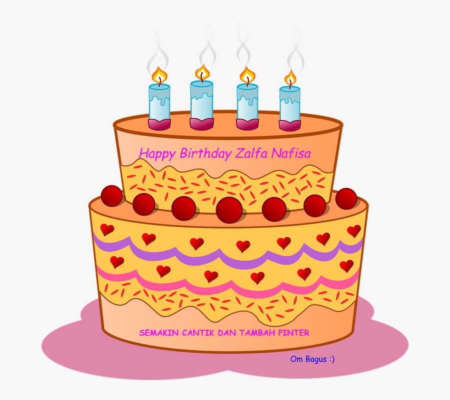 Birthday Cake Celebration Party - Birthday Cake Clip Art, Transparent Clipart