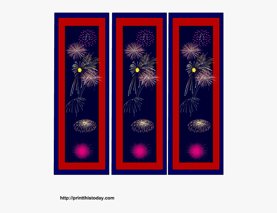 Transparent 4th Of July Fireworks Clipart - Fireworks, Transparent Clipart