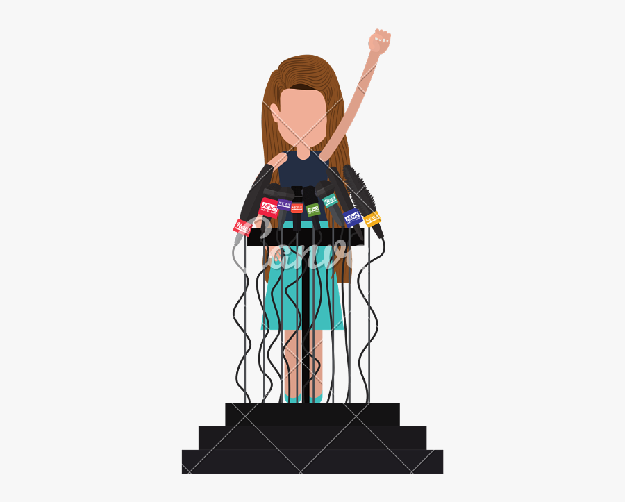 Photographer Clipart Press Conference - Dibujo Tres Derechos Civiles Animados, Transparent Clipart