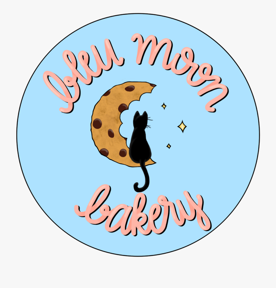 Moon Bakery Logo, Transparent Clipart